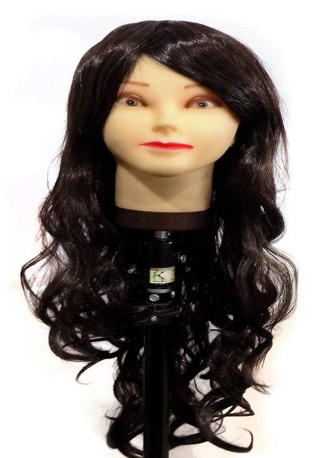 Fully Synthetic Full Head Hair Wig for Ladies (Brown) - Image 4