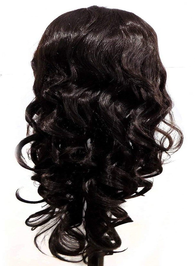 Fully Synthetic Full Head Hair Wig for Ladies (Brown) - Image 5