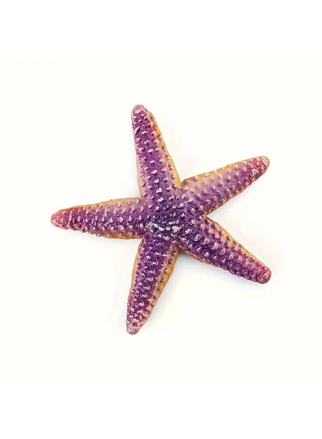 BL 1324 Starfish Model Durable PVC Ocean Animal Figure For Marine Life Education - Image 1