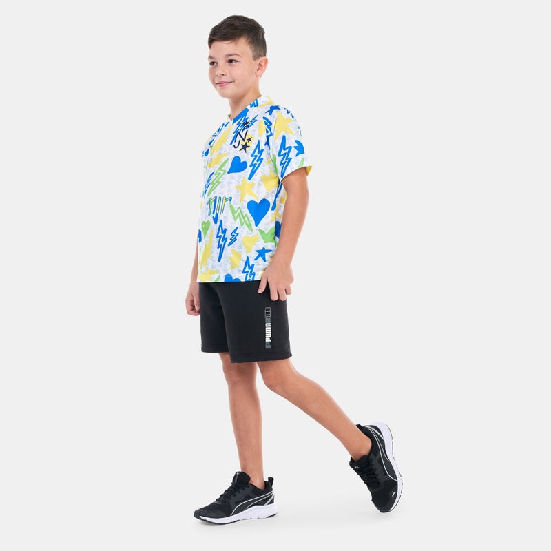 PUMA Kids' Essentials+ Logo Lab Shorts - Image 3