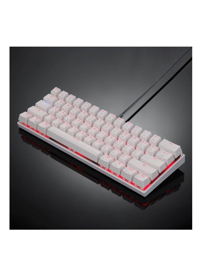 Wired Mechanical Keyboard White - Image 5