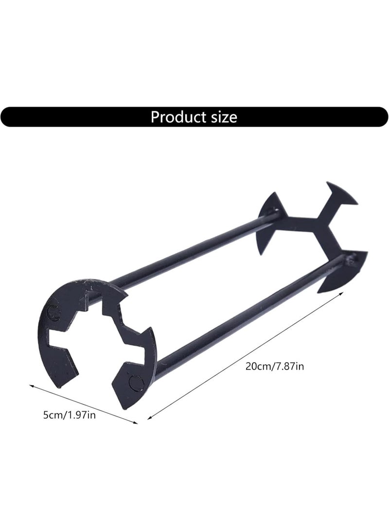 GGOOT Sink Wrench Multifunctional Carbon Steel Faucet Key Plumbing Pipe Wrench Bathroom Kitchen Sink Repair Hardware Tool - Image 5