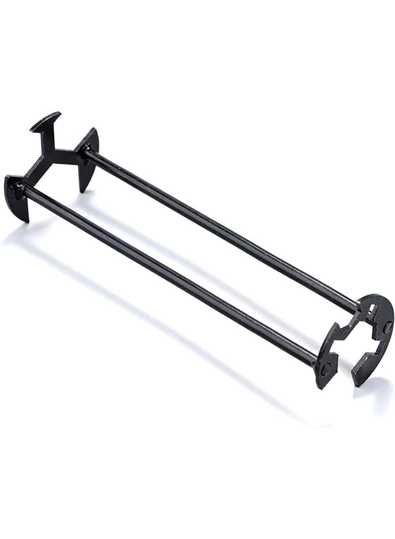 GGOOT Sink Wrench Multifunctional Carbon Steel Faucet Key Plumbing Pipe Wrench Bathroom Kitchen Sink Repair Hardware Tool - Image 1