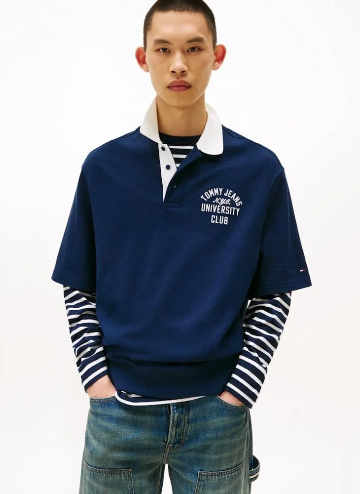 تومي جينز Cotton Short Sleeve Polo