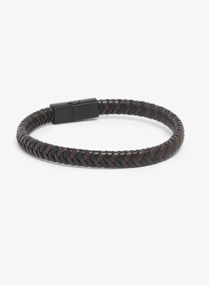 Seventy Five Braided Leather Bracelet