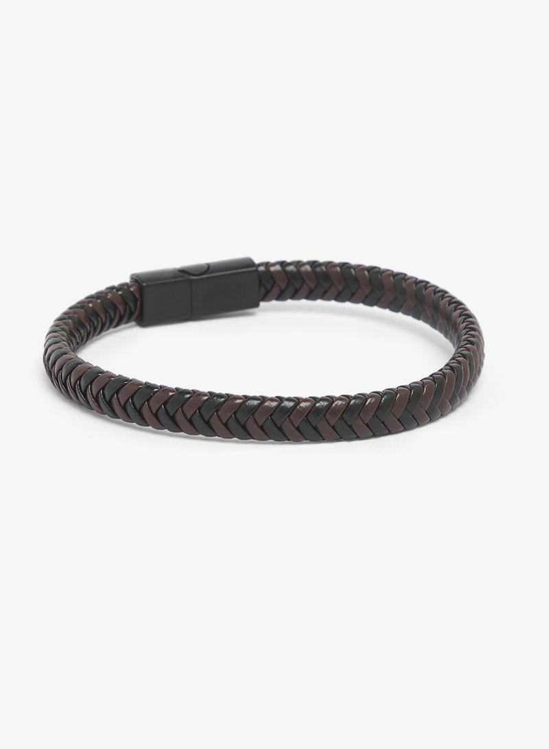 Seventy Five Braided Leather Bracelet - Image 1