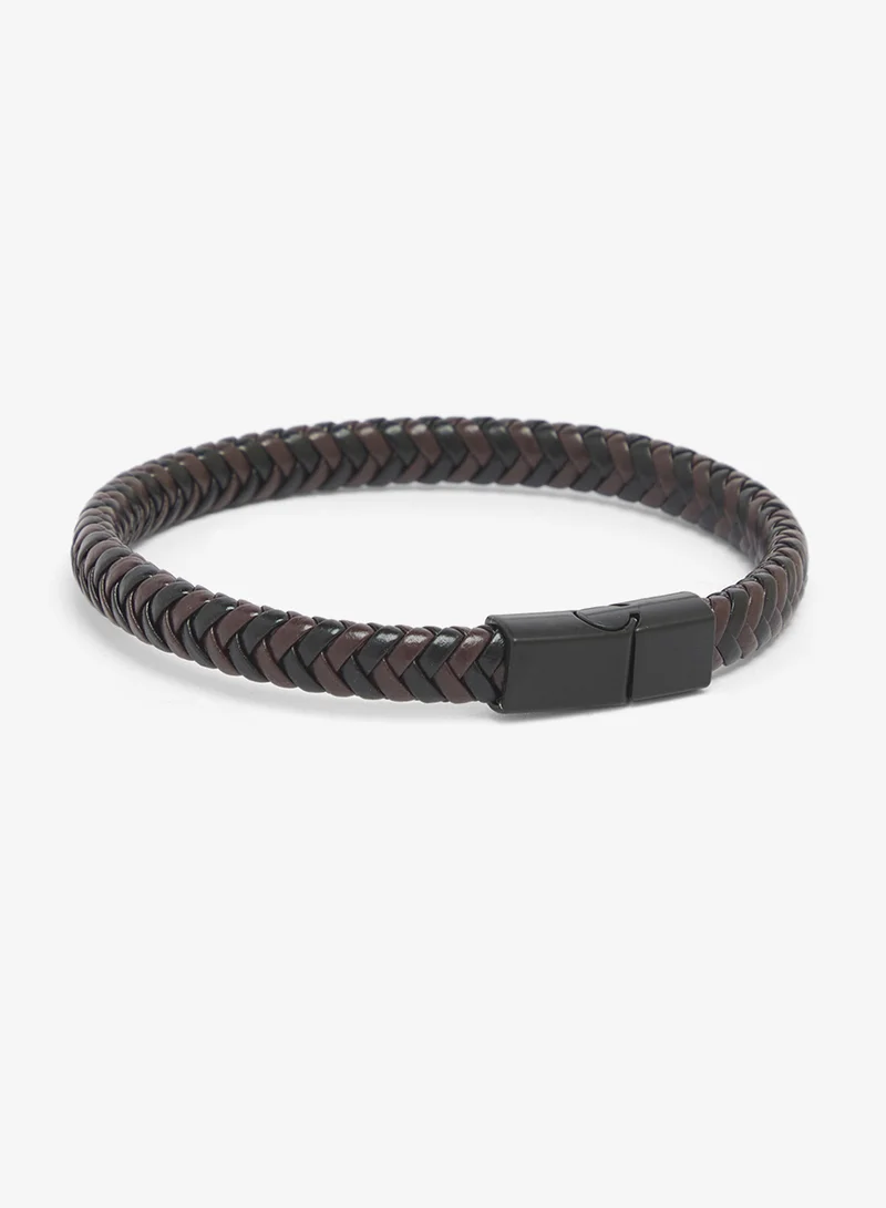 Seventy Five Braided Leather Bracelet