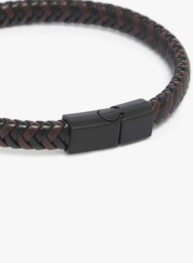 Seventy Five Braided Leather Bracelet - Image 3