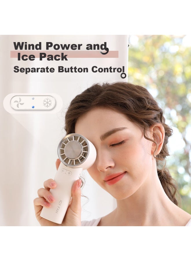 Topvork Portable Neck Hanging Mini Fan Cooling Air Conditioner Usb Rechargeable Long Battery Life Small Desk Dorm Office Outdoor Mini Fan - Image 3