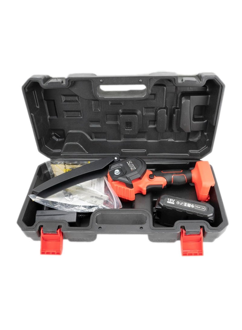Generic Mini Chainsaw 6-Inch with Battery Cordless Power chainsaws with Security Lock Handheld Small Chainsaw for Wood Cutting Tree Trimming  - Image 3