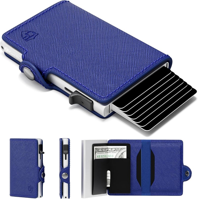 Conceal Plus Small RFID Wallet for Women, Slim Compact RFID Blocking Credit Card Holder Womens Wallet, Smart Pop Up Minimalist Card Case, Holds 4-6 Standard Cards Plus Cash & ID, Compact Travel Wallet - Image 1