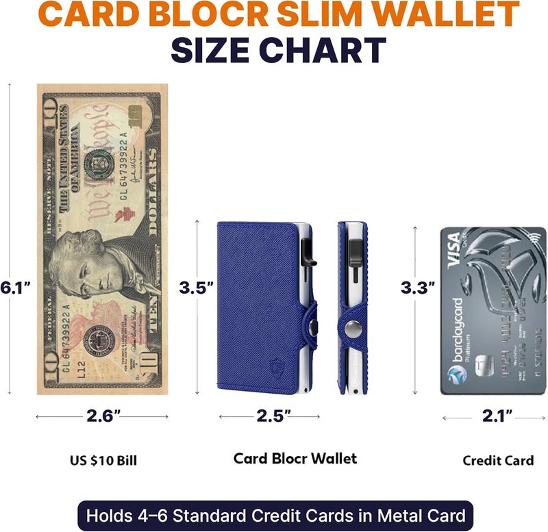 Conceal Plus Small RFID Wallet for Women, Slim Compact RFID Blocking Credit Card Holder Womens Wallet, Smart Pop Up Minimalist Card Case, Holds 4-6 Standard Cards Plus Cash & ID, Compact Travel Wallet - Image 3