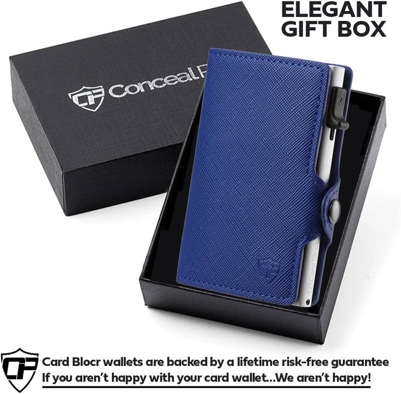Conceal Plus Small RFID Wallet for Women, Slim Compact RFID Blocking Credit Card Holder Womens Wallet, Smart Pop Up Minimalist Card Case, Holds 4-6 Standard Cards Plus Cash & ID, Compact Travel Wallet - Image 5