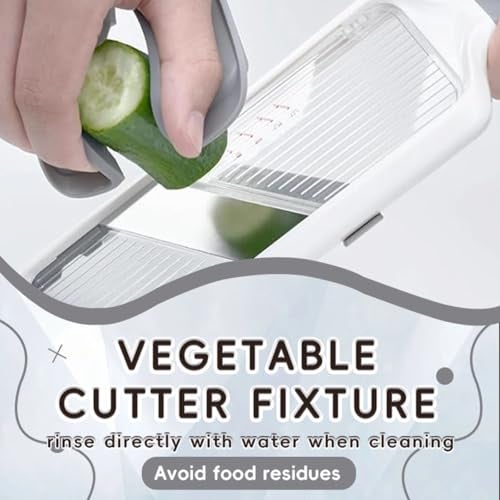 lyvantha Safety Hand Guard for Any Mandolin Slicer or Grater,Food Slicer Cutter Finger Guard, Ergonomic, Non-Slip Grip, Durable,Safe Slicing of Fruits & Vegetables (Gray，2pcs) - Image 2