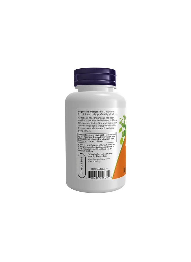 now Supplements Astragalus (Astragalus Membranaceus) 500 Mg Immune System Support* 100 Capsules  - Image 4