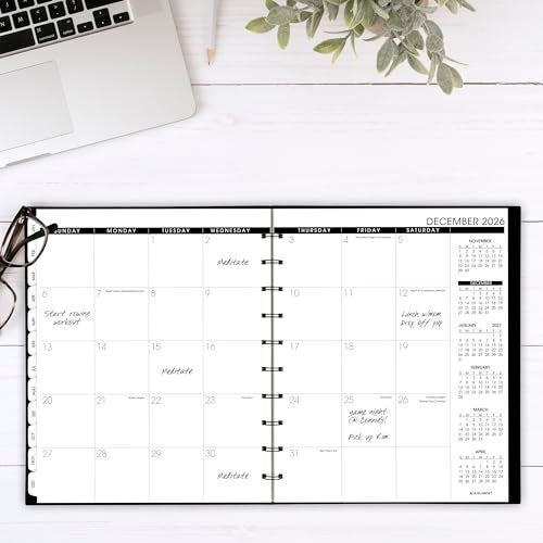AT-A-GLANCE 2026 Appointment Book Planner, Weekly & Monthly, 8.75" x 11", Large, Move-A-Page, Black (70950E0526) - Image 3