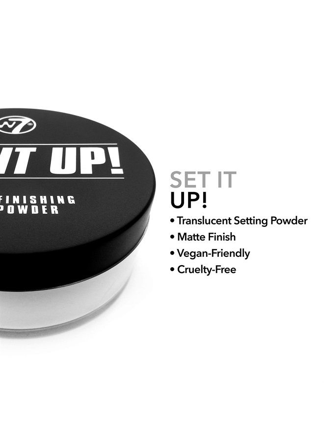 W7 Set It Up Loose Setting Powder - Weightless Translucent Blurring Powder For All Skin Tones - Image 4