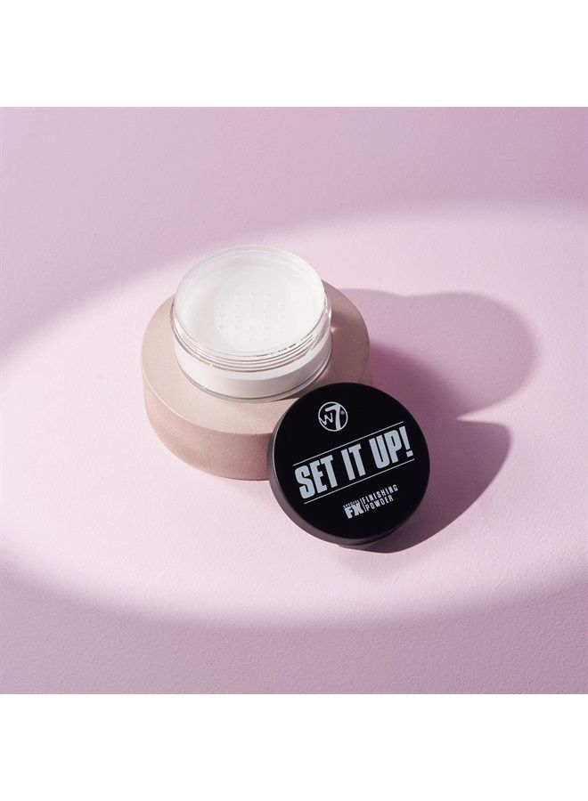 W7 Set It Up Loose Setting Powder - Weightless Translucent Blurring Powder For All Skin Tones - Image 2