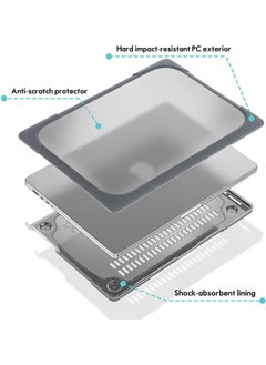 Captaintech MacBook Pro 16 Inch Case 2021 2022 A2485 M1 Pro / M1 Max/2023 M2 A2780 Heavy Duty Hard Shell Bumper Dual Layer Protective Cover with Fold Kickstand for MacBook Pro 16 with Touch ID  - Image 5