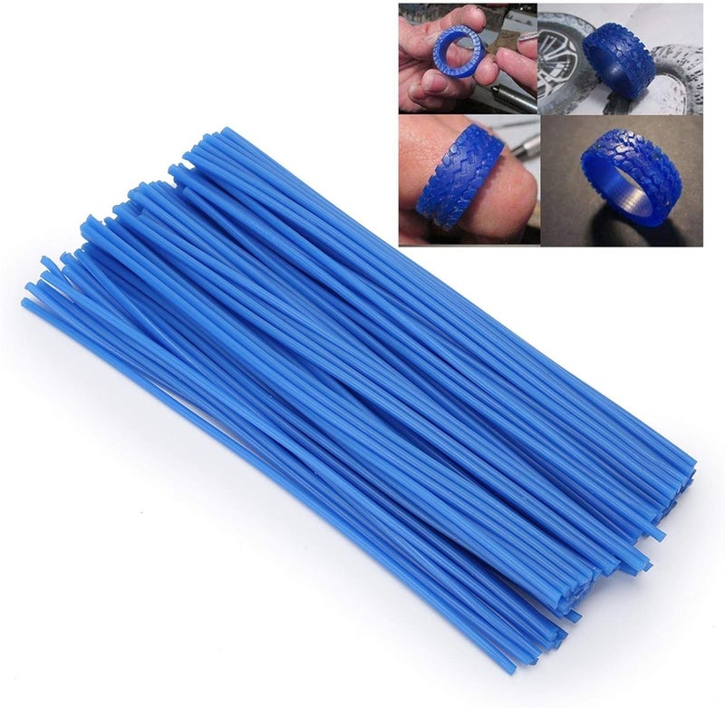 VINGVO Wax Sprue Sticks, Casting Wax Wire, Jewelry Wax Tube, 5.9 * 0.1 inch Jewelry Wax Mold Wax Line Wax Wire Wax Sticks Wax Casting Sprue Sticks for Jewelry Wax Model Casting Wax - Image 3