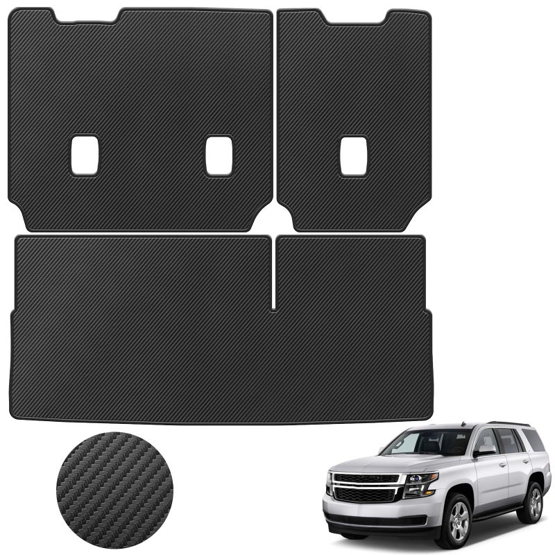 Trunk Mat  Backrest Mat for 20152020 Chevrolet TahoeGMC YukonNot for XL  Custom Fit PU Leather Cargo Liner  All Weather Cargo Mats for Chevy TahoeGMC Yukon 20152020