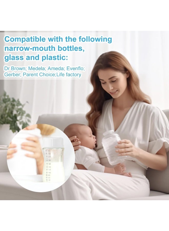 Gosknor 10pcs Narrow Baby Bottle Caps for Dr Brown & Medela Bottles - Image 3