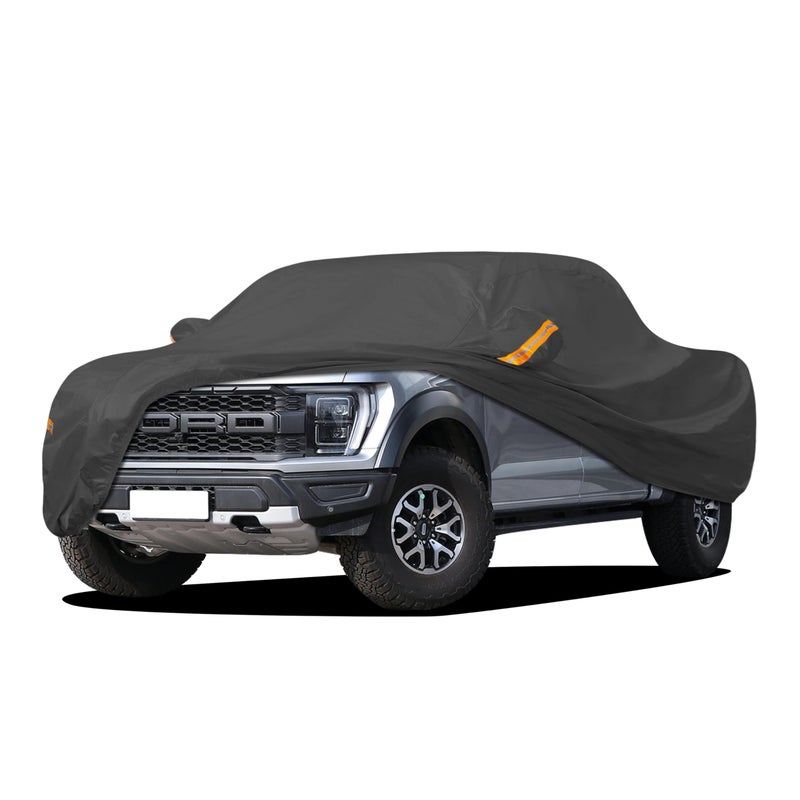Generic COLOR RAIN TIME Heavy Duty Truck Cover Waterproof All Weather. Pickup Truck Cover for Nissan Frontier, Ford F100 Ranger, Chevy C10 S10 etc, Regular Cab Short Box. Length: Up to 210 inches. - Image 1