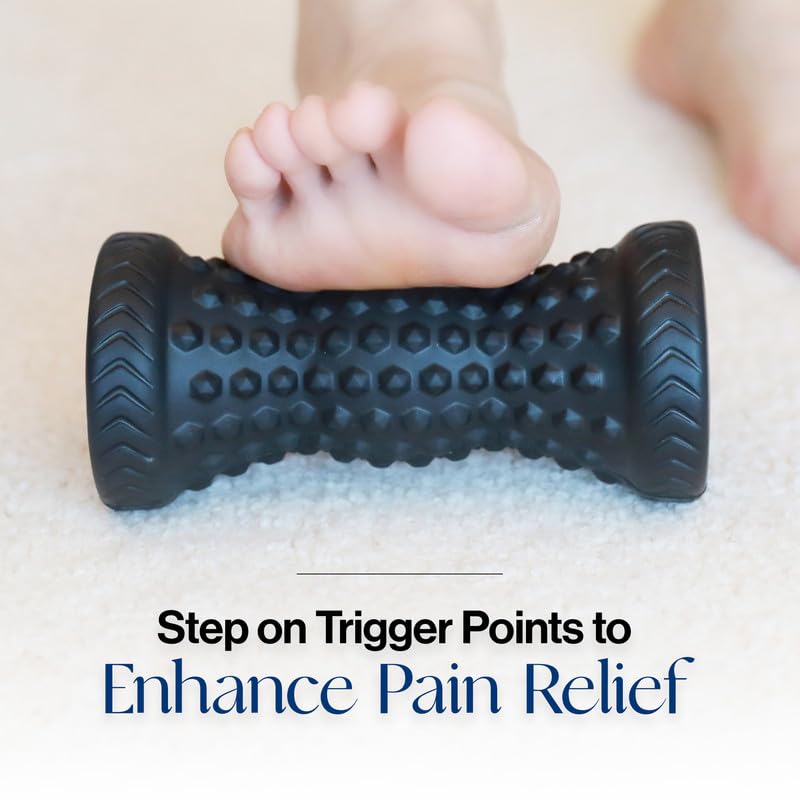 Tumaz Foot Roller [Upgraded Version with Deeper Bump] Ergonomic Designed Plantar Fasciitis Massage Roller for Relieving Plantar Fasciitis, Foot Arch Pain, Myofascial Pain Syndrome - Image 5