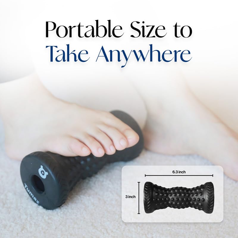 Tumaz Foot Roller [Upgraded Version with Deeper Bump] Ergonomic Designed Plantar Fasciitis Massage Roller for Relieving Plantar Fasciitis, Foot Arch Pain, Myofascial Pain Syndrome - Image 4