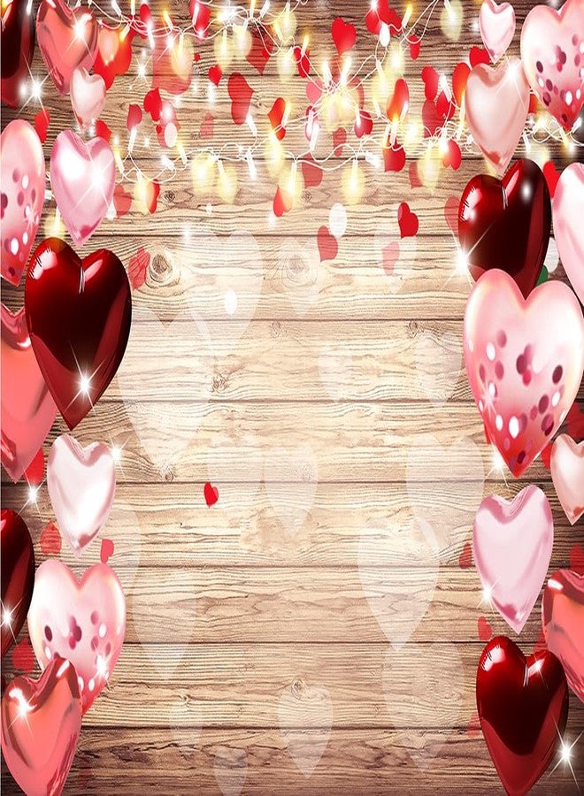 LTLYH 10x8ft Valentine's Day Backdrop Valentine's Day Decorations Banner Backdrop Valentine's Day Photography Background Mother's Day Backdrop Bridal Shower Wedding Party Supplies 246 - Image 1