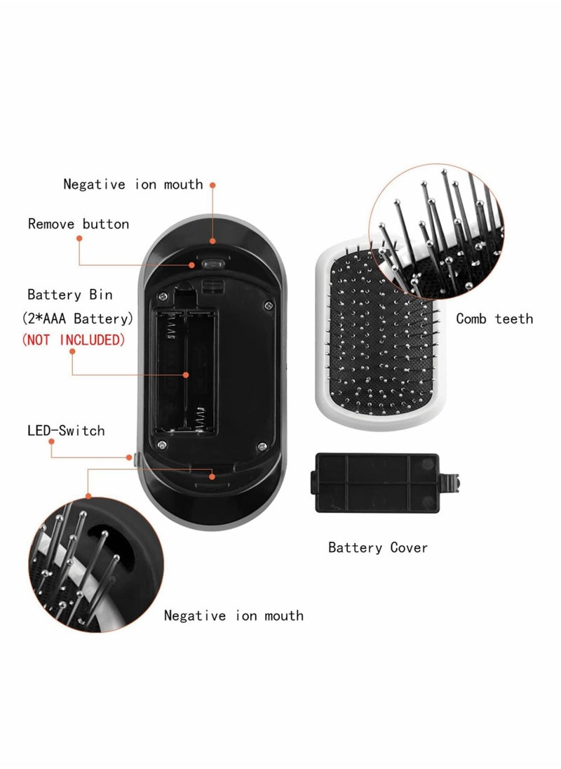 Excefore - Ionic Hair Brush, Portable Negative Ion Professional Electric Wet Brush Comb Detangling Anti Frizz Static for All Types(Multicolor) - Image 1