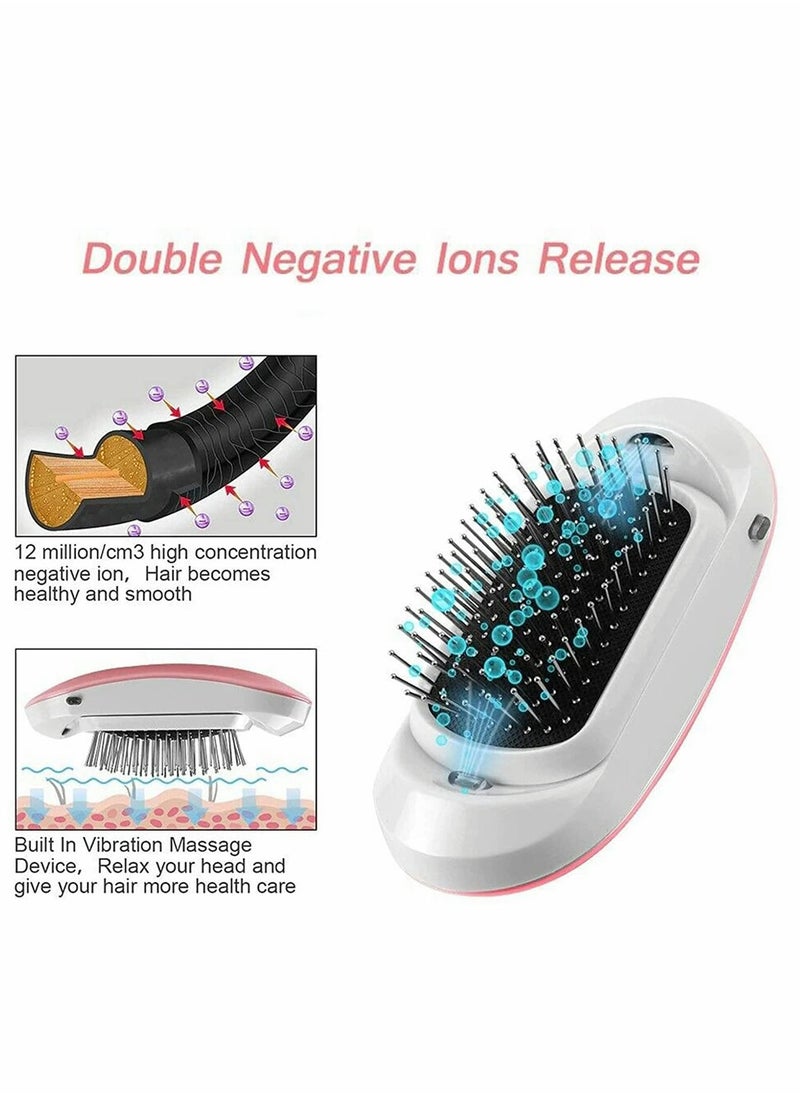 Excefore - Ionic Hair Brush, Portable Negative Ion Professional Electric Wet Brush Comb Detangling Anti Frizz Static for All Types(Multicolor) - Image 1