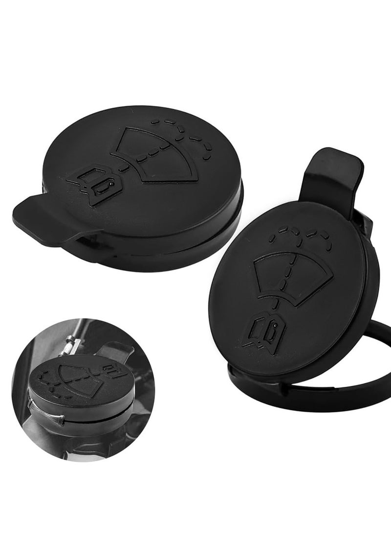 TLAXCA - 2PCS Windshield Wiper Washer Fluid Reservoir Tank Bottle Cap Replacement Cap Compatible with GMC Chevrolet Buick Cadillac 12767700, 13227300, 19172571 - Image 1