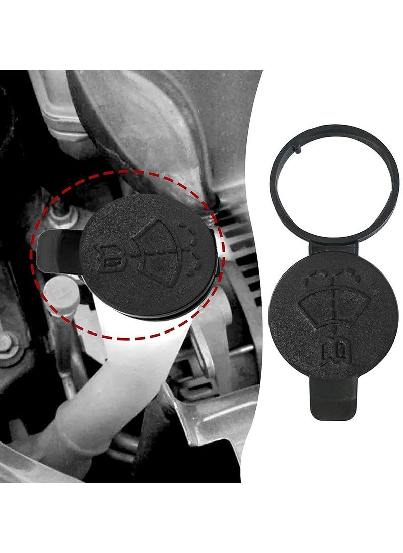 TLAXCA - 2PCS Windshield Wiper Washer Fluid Reservoir Tank Bottle Cap Replacement Cap Compatible with GMC Chevrolet Buick Cadillac 12767700, 13227300, 19172571 - Image 1