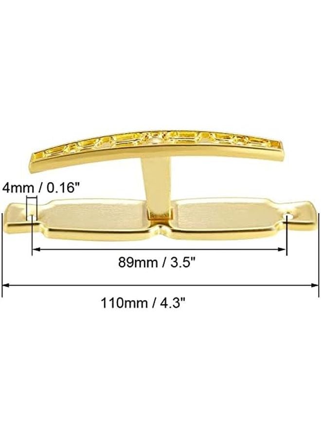 Gold Decorative Curtain Wall Hook 4 Pieces 110mm x 24mm x 34mm for Window - Image 3