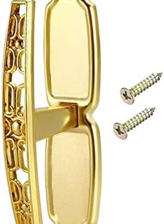 Gold Decorative Curtain Wall Hook 4 Pieces 110mm x 24mm x 34mm for Window - Image 1