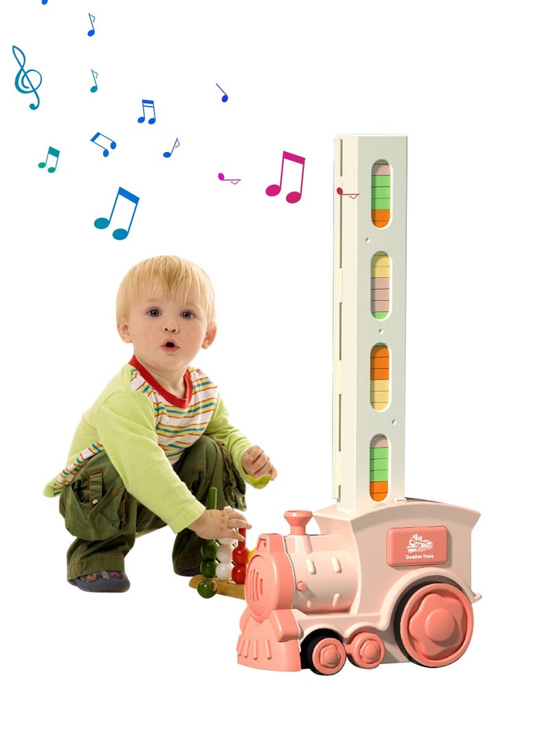 ما بيبي الأطفال الدومينو 60 الأولاد لغز السيارات قطرة السيارة اللبنات ألعاب كهربائية الفتيات هدية - Image 1