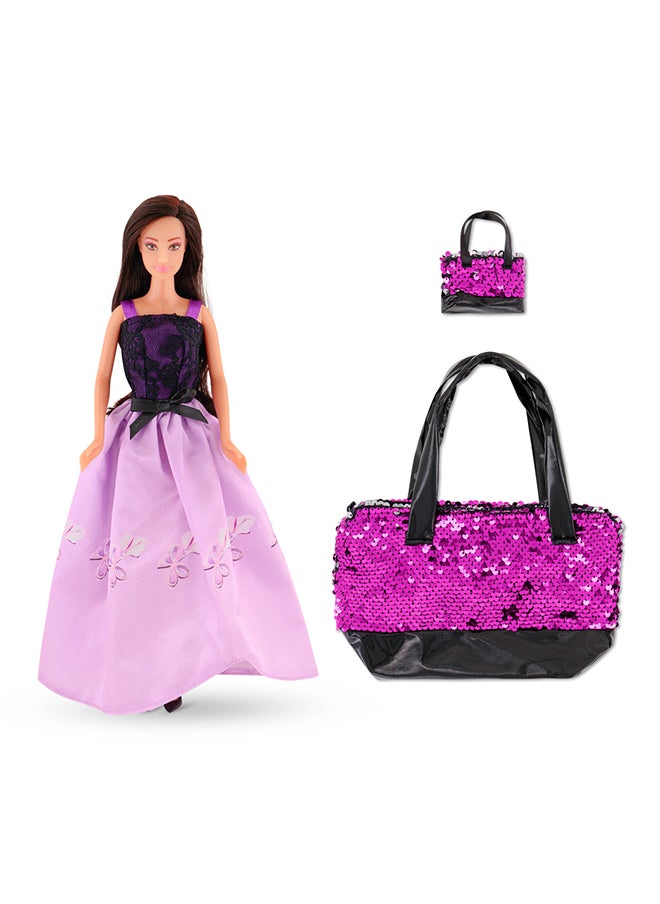 Fulla Doll With Carry Bag Set Includes Cute Doll, Small Matching Bag And Large Carry Case & Fun For Travel Play Gifting Or On-The-Go Adventures – Ideal For Kids Who Love Dolls, Perfect For Eid Gifting  - Image 5