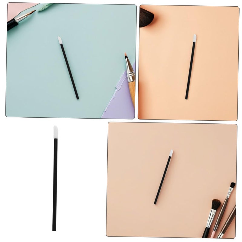 300pcs Disposable Mini Lip Brushes with Soft Bristles Lip Applicators for Precise Makeup Application Portable Lipstick Wands for Travel and Daily Use - Image 3