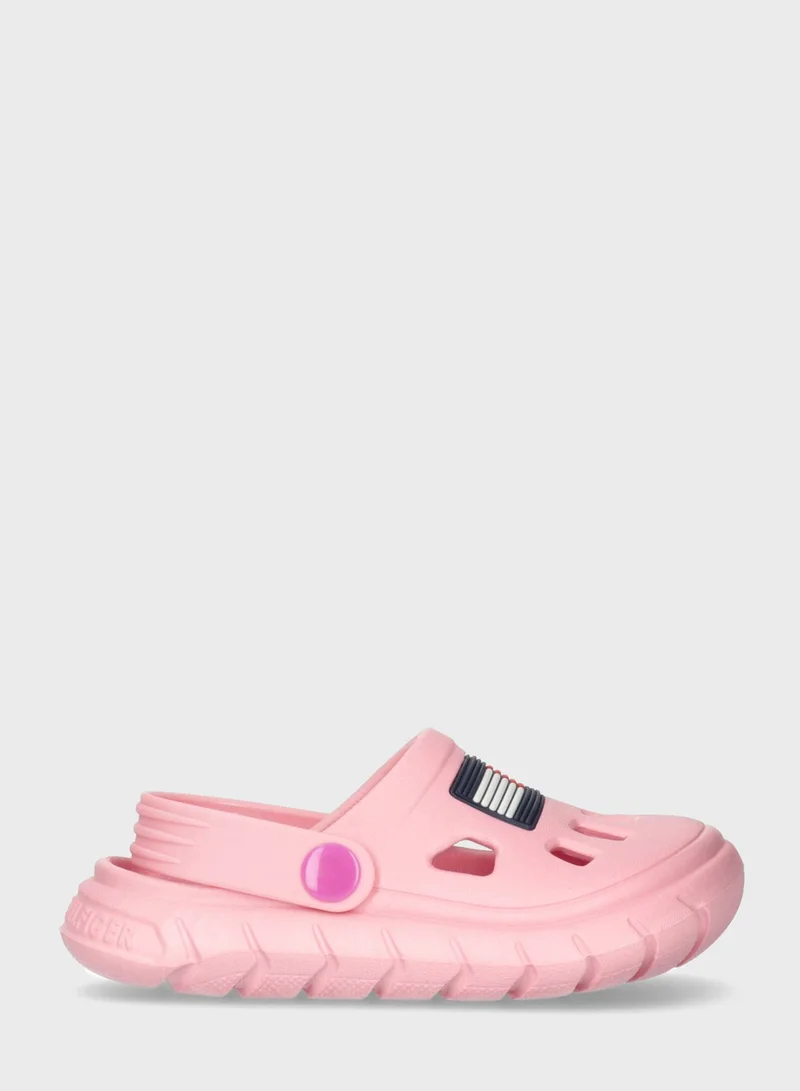 TOMMY HILFIGER Kids Slip On Clog Sandals