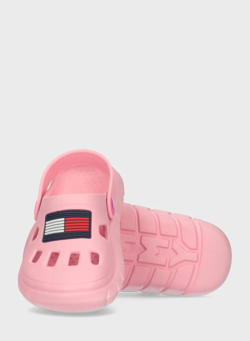 TOMMY HILFIGER Kids Slip On Clog Sandals