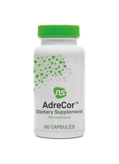 NeuroScience Adrecor Energy Supplement With Rhodiola Rosea Vitamin C + Green Tea Extract Help Reduce Fatigue Brain Fog Promote Mood Improve Focus + Manage Stress 90 Capsules  - Image 1