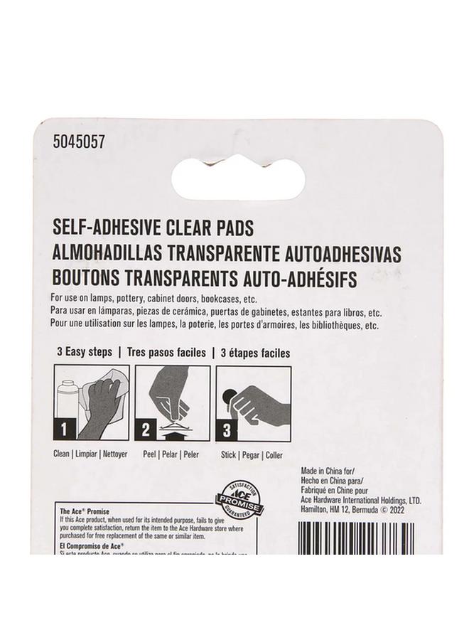 ACE 16-Piece Round Shape Self Adhesive Vinyl Pads White 1 cm AI0019 - Image 3