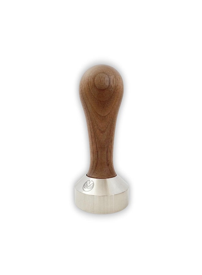 verybarista 53.35mm Tamper designed to fit 54mm IMS Precision baskets. Wood handle and Food - Safe Stainless Steel base. Made in Italy - Image 1