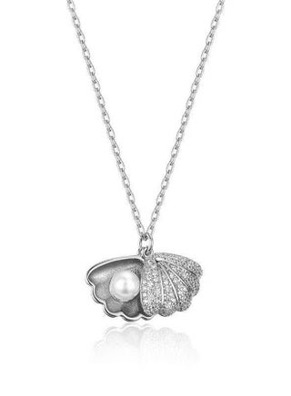 Pearl Shell Necklace Fan Shaped Pendant Necklace Collar Chain Simple And Versatile - pzsku/Z165933D821021FD3A5E6Z/45/_/1712902491/ee7e3571-9316-4b37-81e5-7abf80d584df