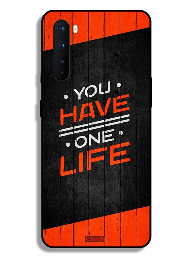 Tolwak OnePlus Nord Protective Case Cover You Have One Life - Image 2