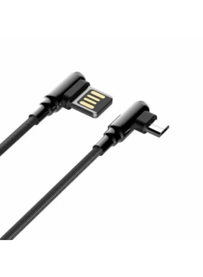 LDNIO LS-421 90° Elbow Fast Charging & Data Cable – 1m (Lightning for iPhone) - Image 2