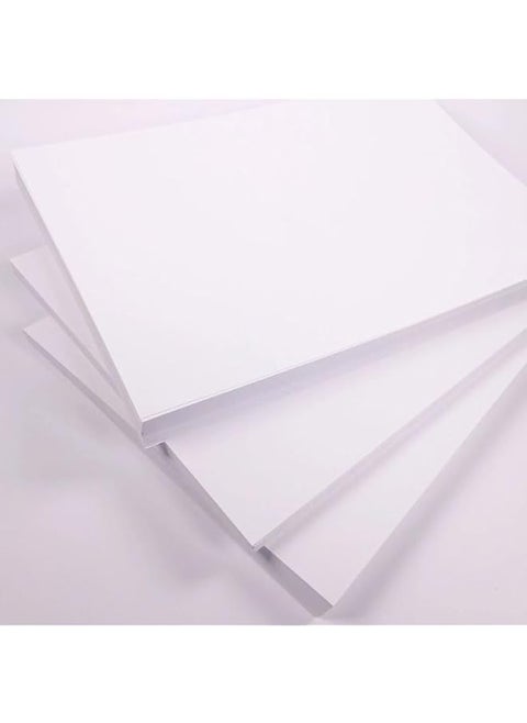 12 Sheets 200Gsm Art Card Smooth A3 29.7 X 42 Cm White