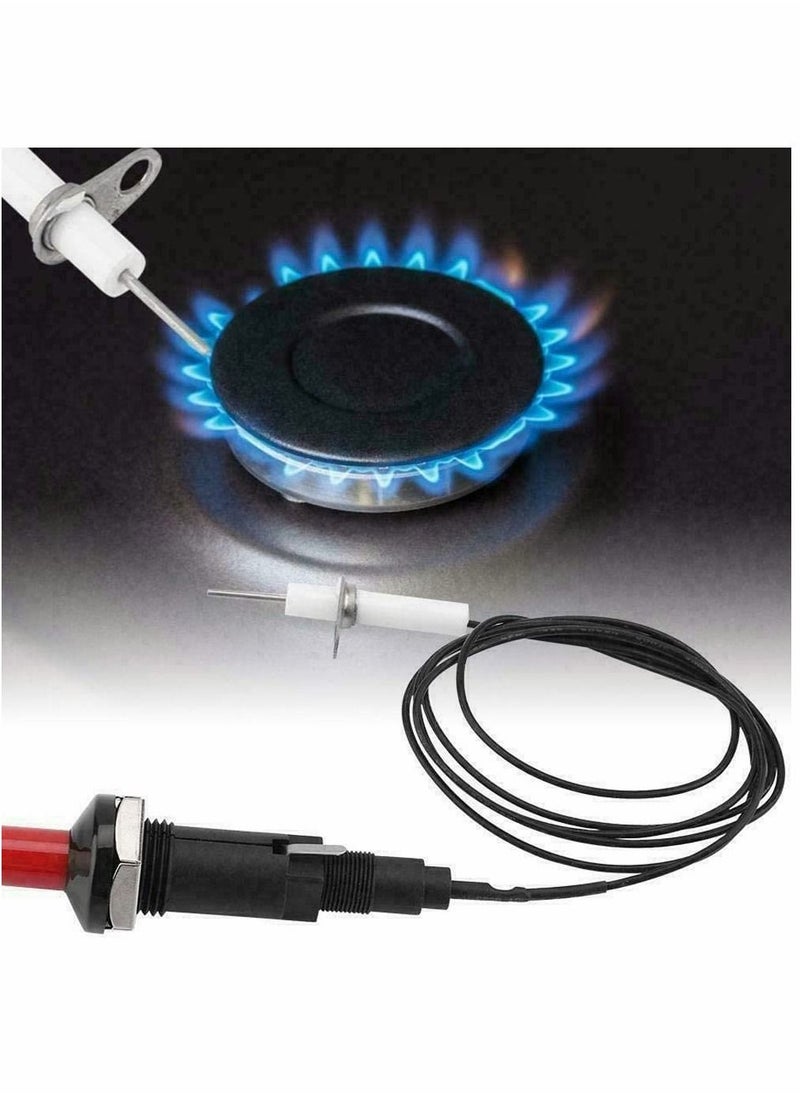 SYOSI Piezo igniter with Spark Ignition Electrode 200 Degree Resistance Wire 1 Meter Long for Gas Fireplace Oven Heater 2Pack  - Image 2