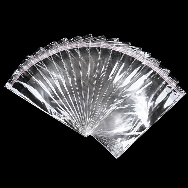 VETAS Clear Polythene Resealable Bags | Self-Adhesive BOPP Plastic Pouches for Jewellery, Small Storage & Packaging |Transparent Plastic Bags, Pack of 200 (4 X 7 Inches) - Image 2